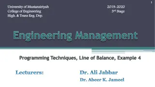 Optimizing Construction Project Schedules