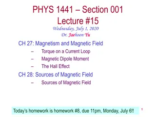 Magnetism and Magnetic Field Concepts in Physics
