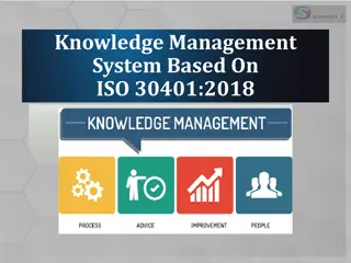 Understanding Knowledge Management System ISO 30401