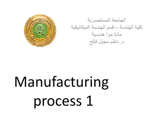 Materials in Manufacturing Process