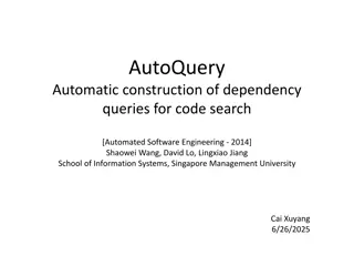 Automatic Dependency Query Construction for Code Search