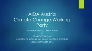 D&O Implications in Dieselgate Scandal - Insights by Dr. Adolfo Paolini