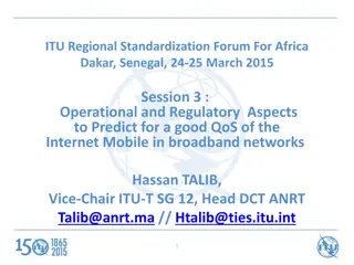 Predicting Quality of Service in Mobile Broadband Networks
