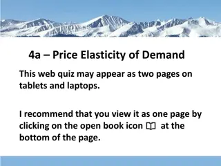 Understanding Price Elasticity of Demand - Must-Know Outcomes