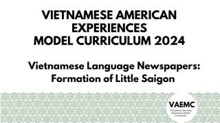 Vietnamese American Experiences Model Curriculum 2024