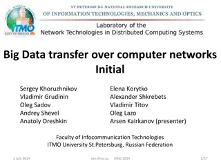 Data Transfer Over Computer Networks