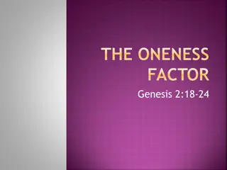 The Oneness Factor in Relationships
