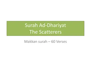 Surah Ad-Dhariyat - Summary and Lessons