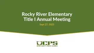 Annual Meeting Overview at Rocky River Elementary