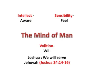 Understanding God's Will Through Man's Resolute Choice