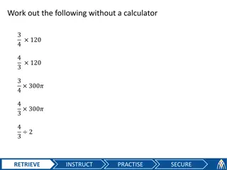 Calculate Volumes Without a Calculator