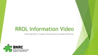 Online Reporting for Reaching Home Canada Homelessness Strategy