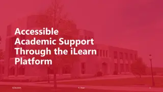Enhancing Academic Support: iLearn Platform Insights