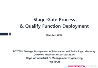 Strategic Stage-Gate Process Overview