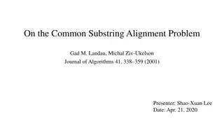 Substring Alignment Problem