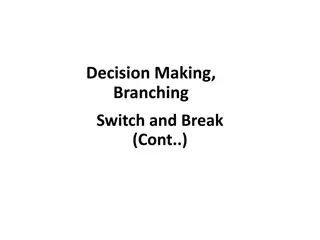 Implementing Quadratic Equation Roots with Switch Statement
