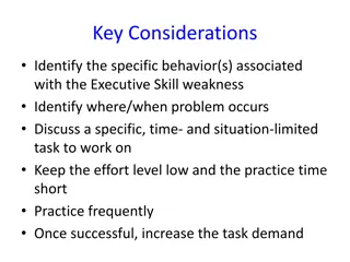 Strategies for Enhancing Executive Skills