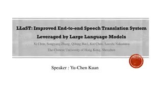 Advanced Speech Translation System Leveraging Large Language Models