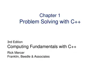 Problem Solving Strategies in C++