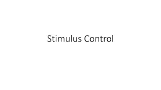 Understanding Stimulus Control in Behavior