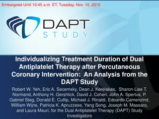 Treatment Duration in DAPT Study Analysis