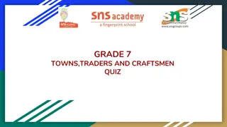 Medieval Towns, Traders, and Craftsmen Quiz