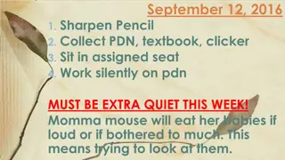 Science Classroom Activities
