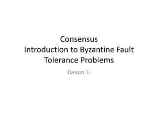Introduction to Byzantine Fault Tolerance