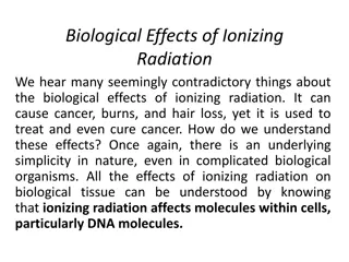 Biological Effects of Ionizing Radiation Unveiled