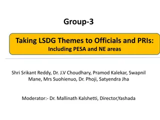 Local Governance Stakeholders and Sustainable Development Themes