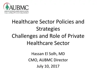 Healthcare Sector Challenges and Strategies
