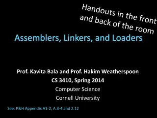 Understanding Assemblers and Linkers