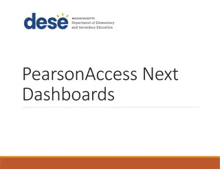 PAN Dashboards Overview