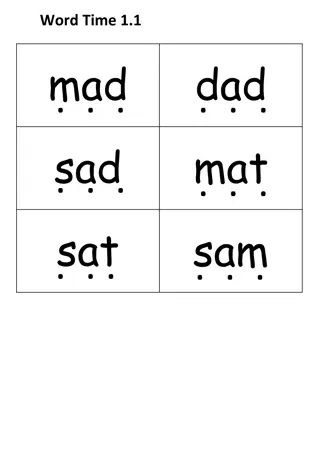 Word Time - Fun Vocabulary Building Activities