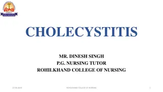 Understanding Cholecystitis: Causes, Symptoms, and Management