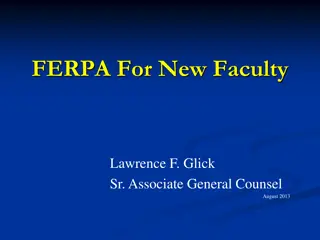 Understanding FERPA: Faculty Privacy Compliance
