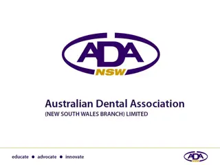 Australian Dental Association Advocacy and Services