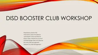 Booster Club Workshop Insights