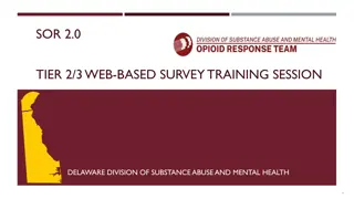 Web-Based Survey Training Sessions for Mental Health Providers