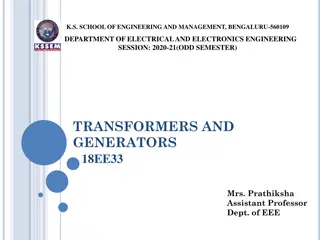 Transformers and Generators Essentials in Electrical Engineering