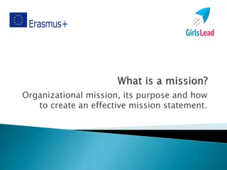 Crafting Effective Mission Statements and Their Importance
