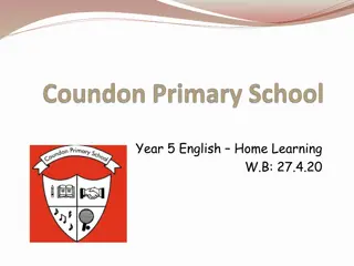 Debate Skills and Language Use in Year 5 English