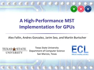 High-Performance MST Implementation GPU