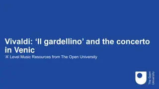 Vivaldi's Gardellino: A Musical Exploration