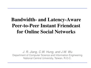 Peer-to-Peer Instant Friendcast in Online Social Networks
