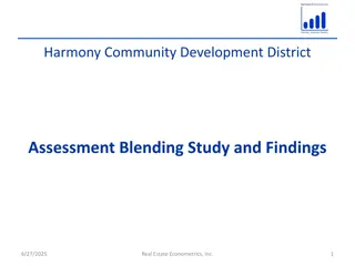 Harmony CDD Assessment Blending Study