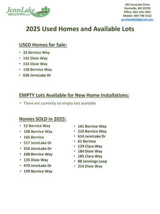 JennLake Drive Starkville MS Homes for Sale
