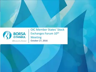 OIC Member States Stock Exchanges Forum Insights