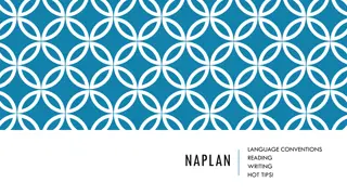 Effective Language Conventions and Writing Tips