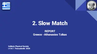 Investigating Slow Match for Historical Ignition Purposes